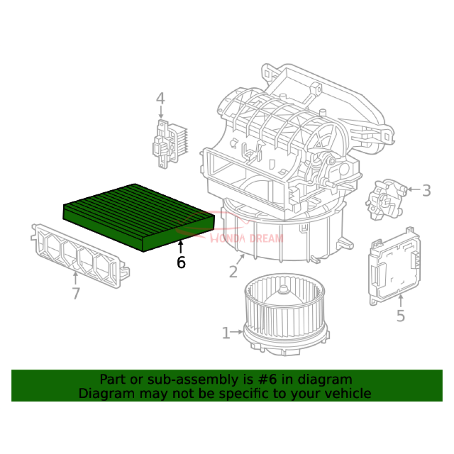 Element Filter (80292-TBA-A11) - 2