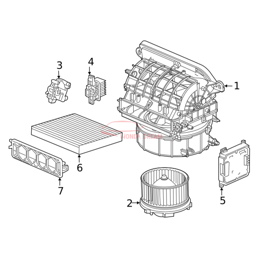 Element Filter (80292-TG0-T02) - 3