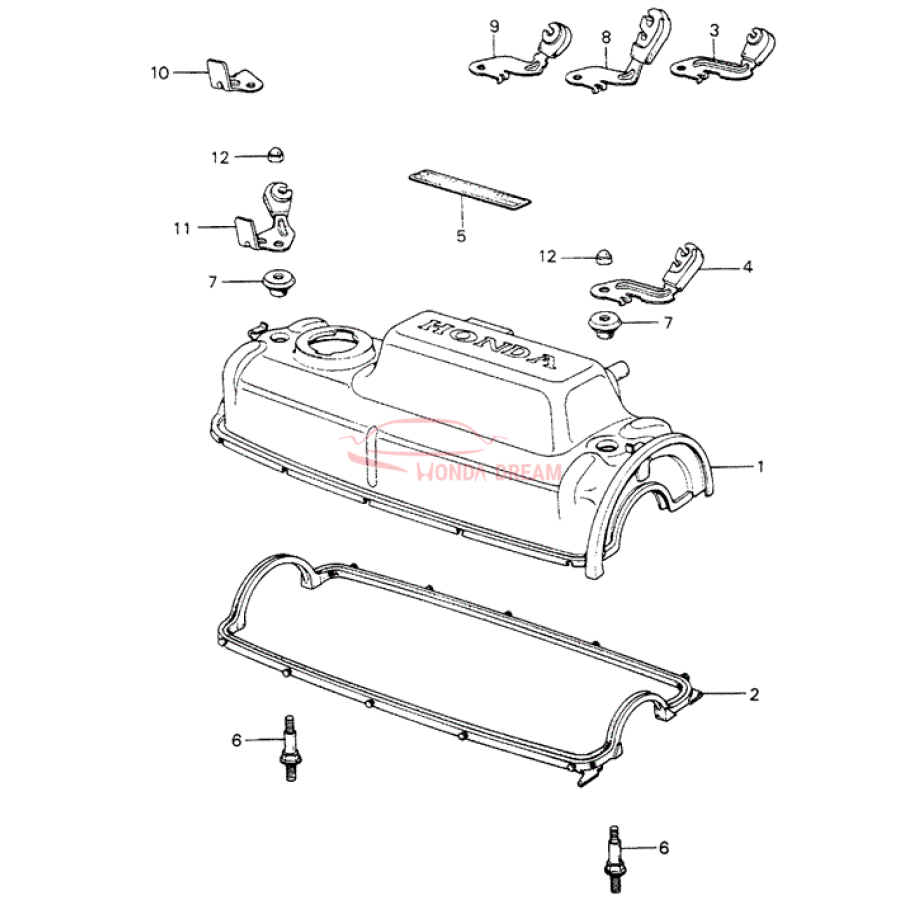 Washer, Head Cover (90441-PA6-000) - 1