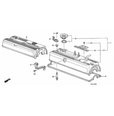 Washer, Head Cover (90441-PC6-010)