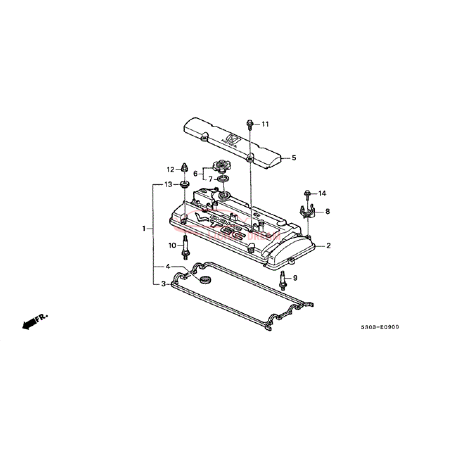 Washer, Head Cover (90442-PR7-A00) - 1