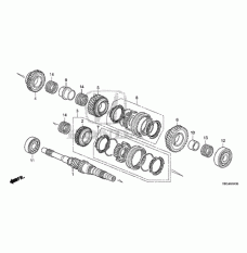 Шарикопідшипник (91001-57A-006)