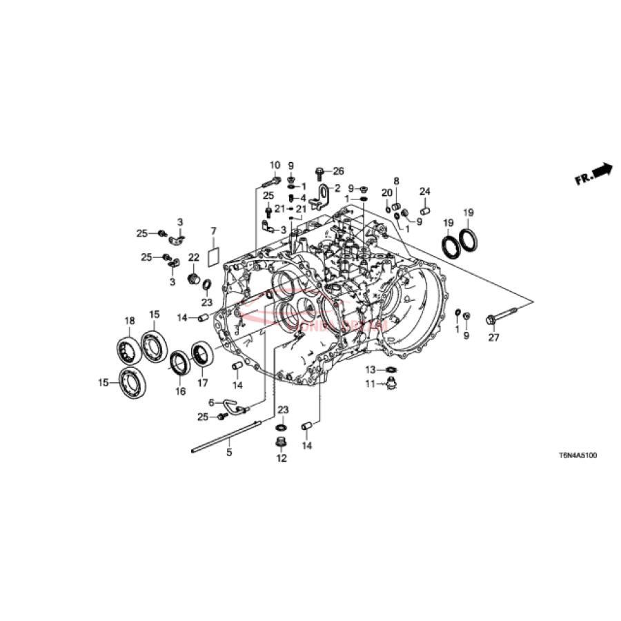 Bearning, Ball (91001-58H-A01) - 1