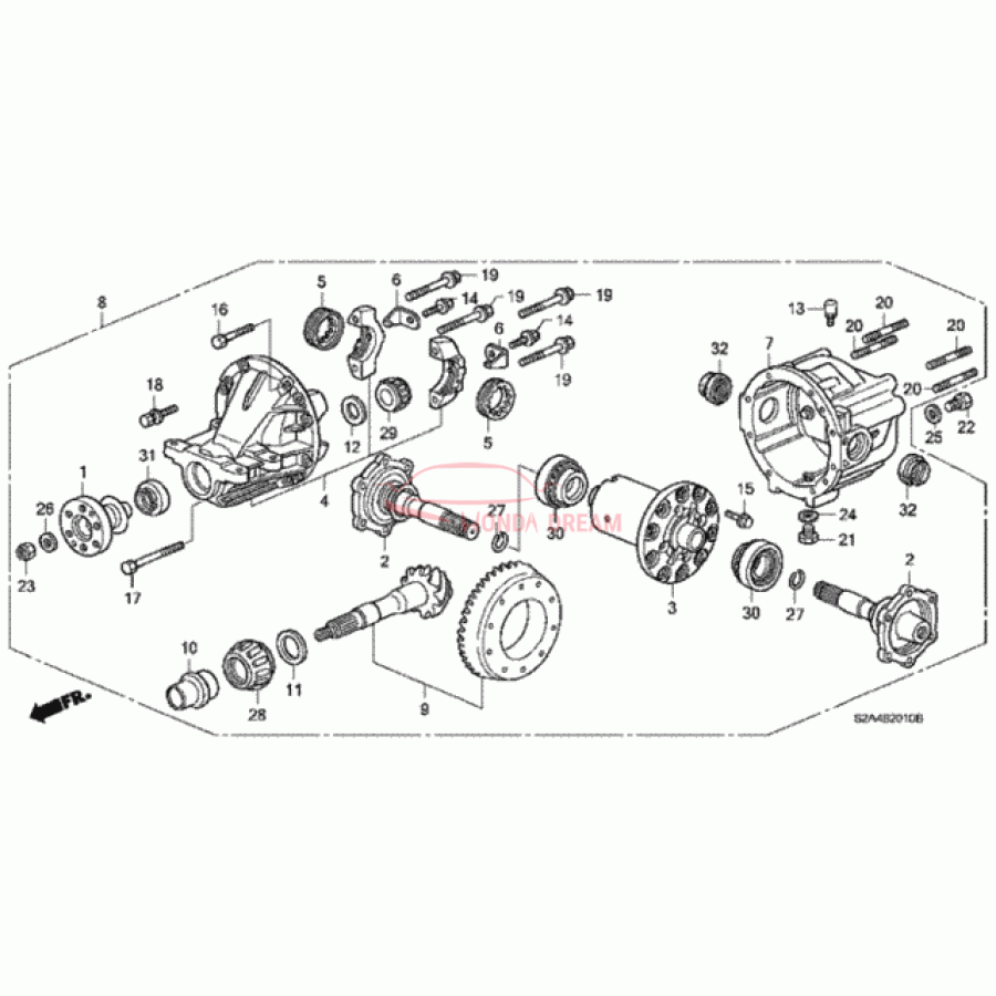 Bearning, Ball (91001-PCZ-003) - 1