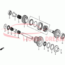 Шарикопідшипник (91001-PH8-004) - 3