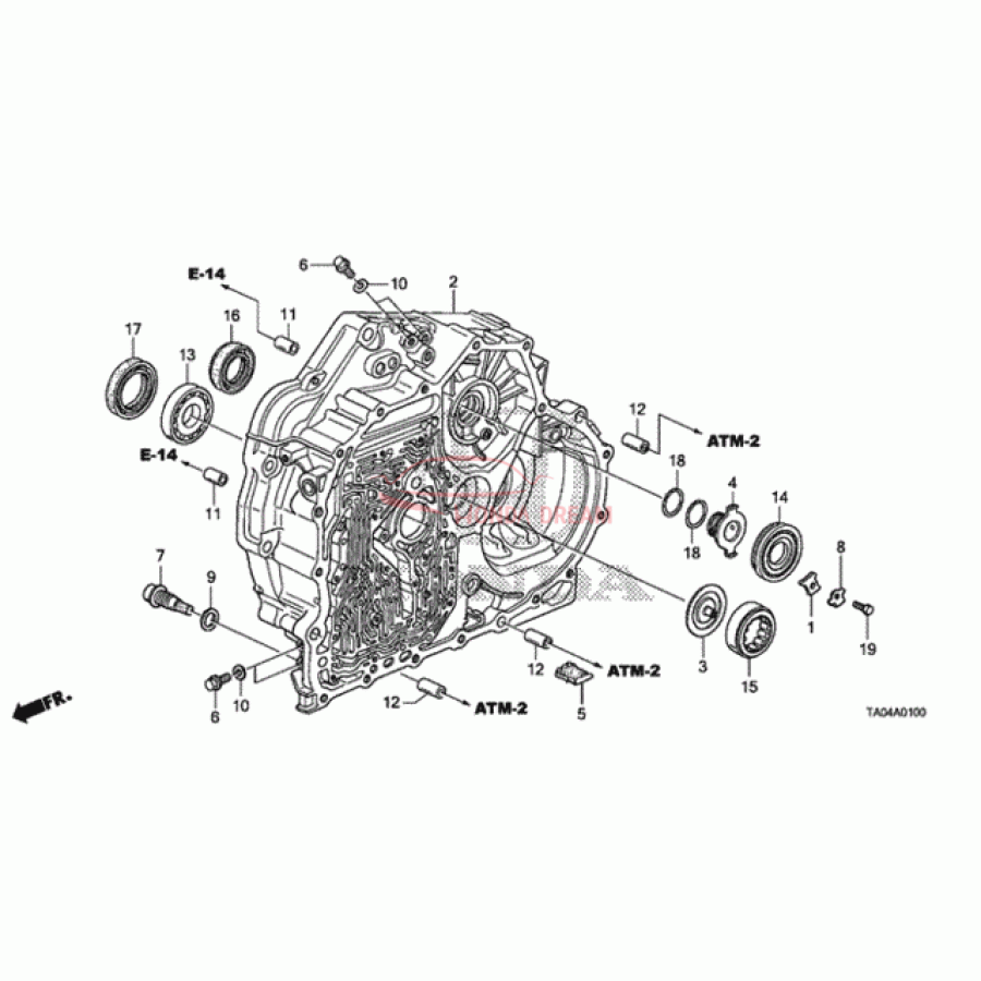 Bearning, Ball (91001-PRP-004) - 1