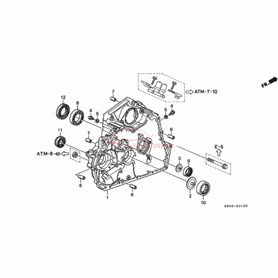 Bearning, Ball (91001-PX4-004) - 1