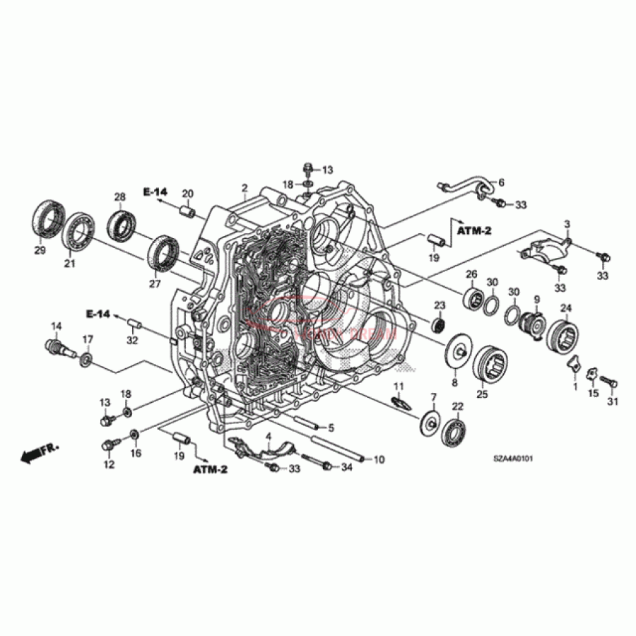 Bearning, Ball (91001-R97-003) - 1