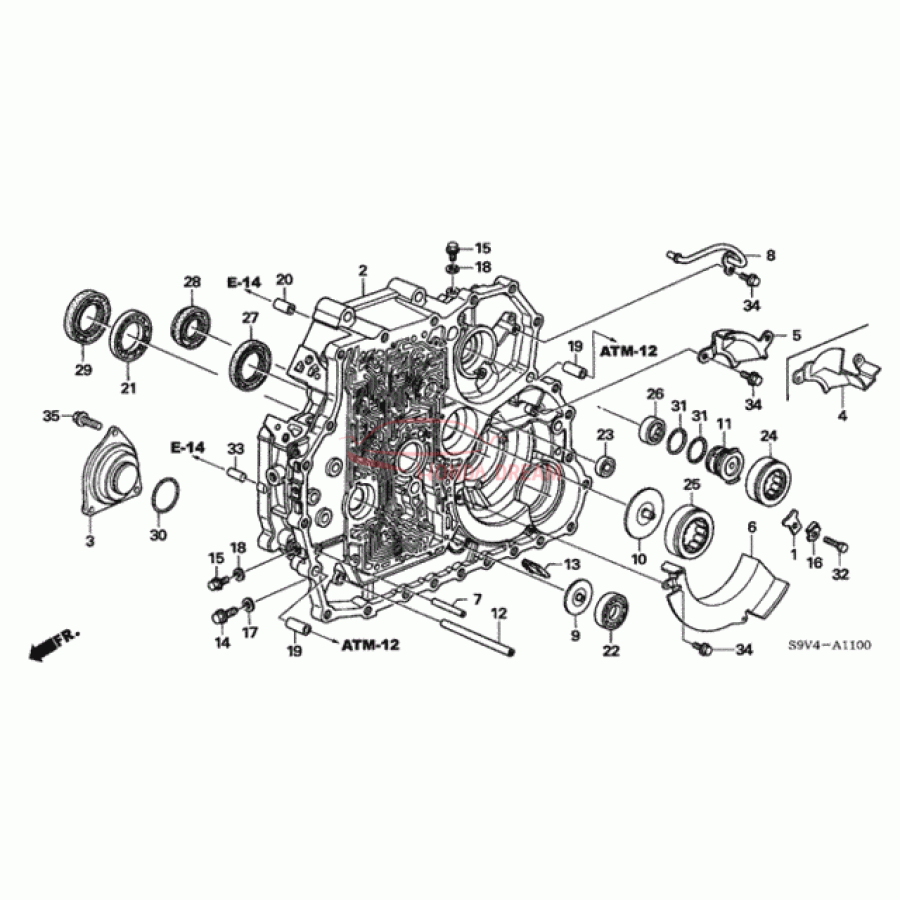 Bearning, Ball (91001-RJB-003) - 1