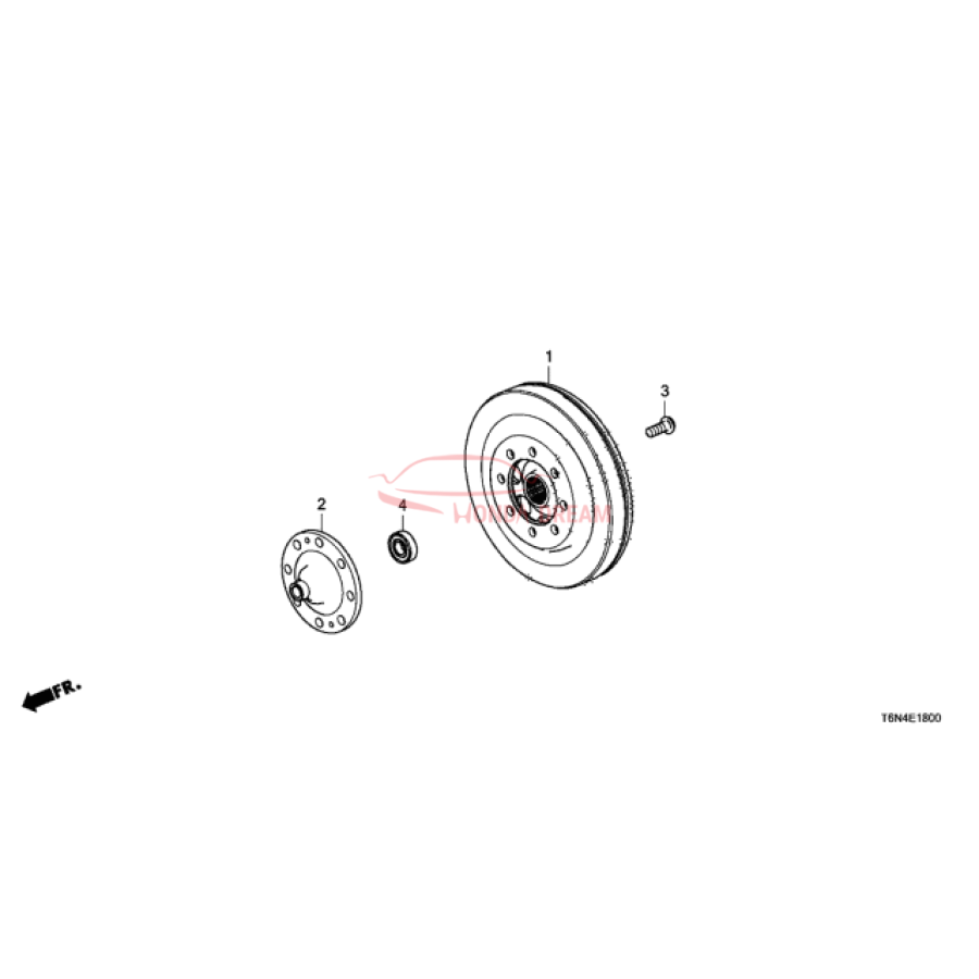 Bearning, Ball (91001-RRA-A01) - 1