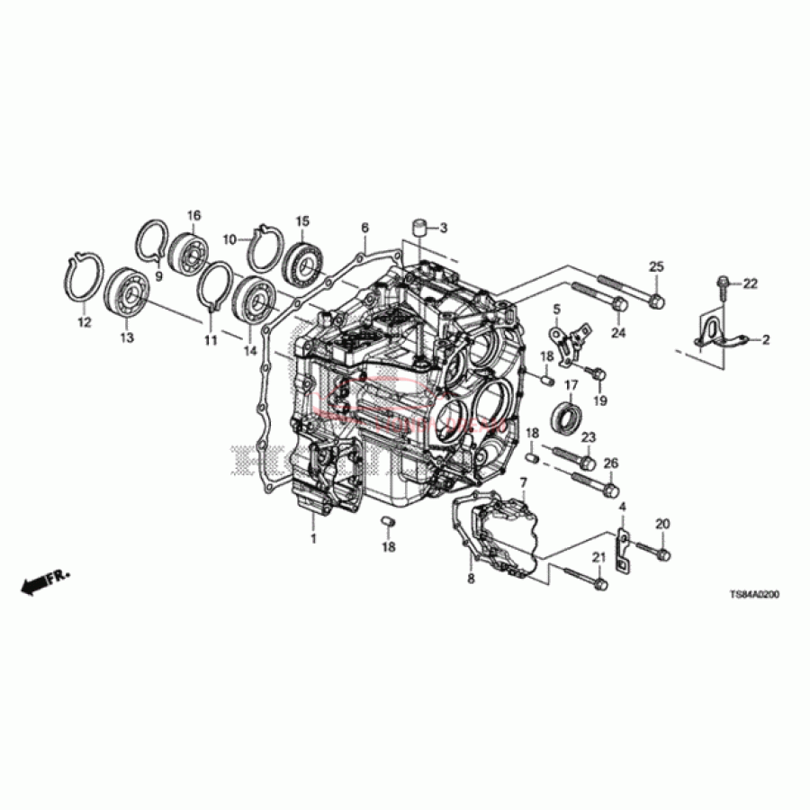 Шарикопідшипник (91001-RZ2-006) - 1