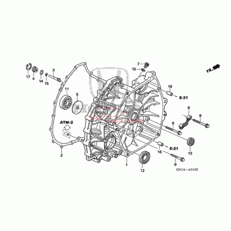 Шарикопідшипник (91002-P4V-003) - 1