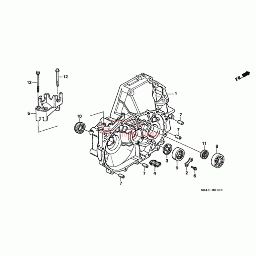 Шарикопідшипник (91002-PG1-018) - 1