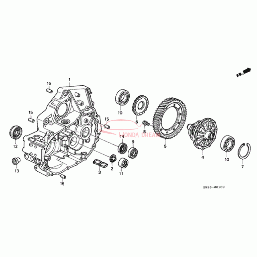 Шарикопідшипник (91002-PHR-013) - 1