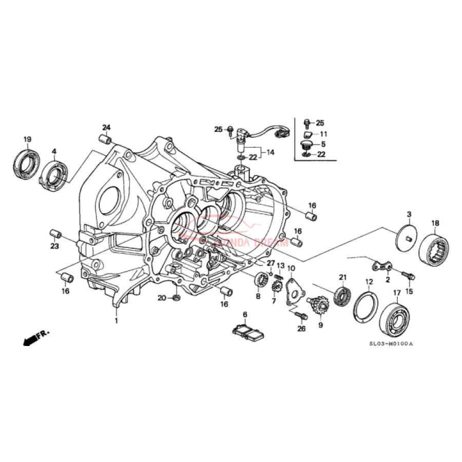 Bearning, Ball (91002-PR8-008) - 3