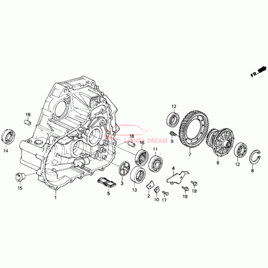 Шарикопідшипник (91002-PS1-003) - 1