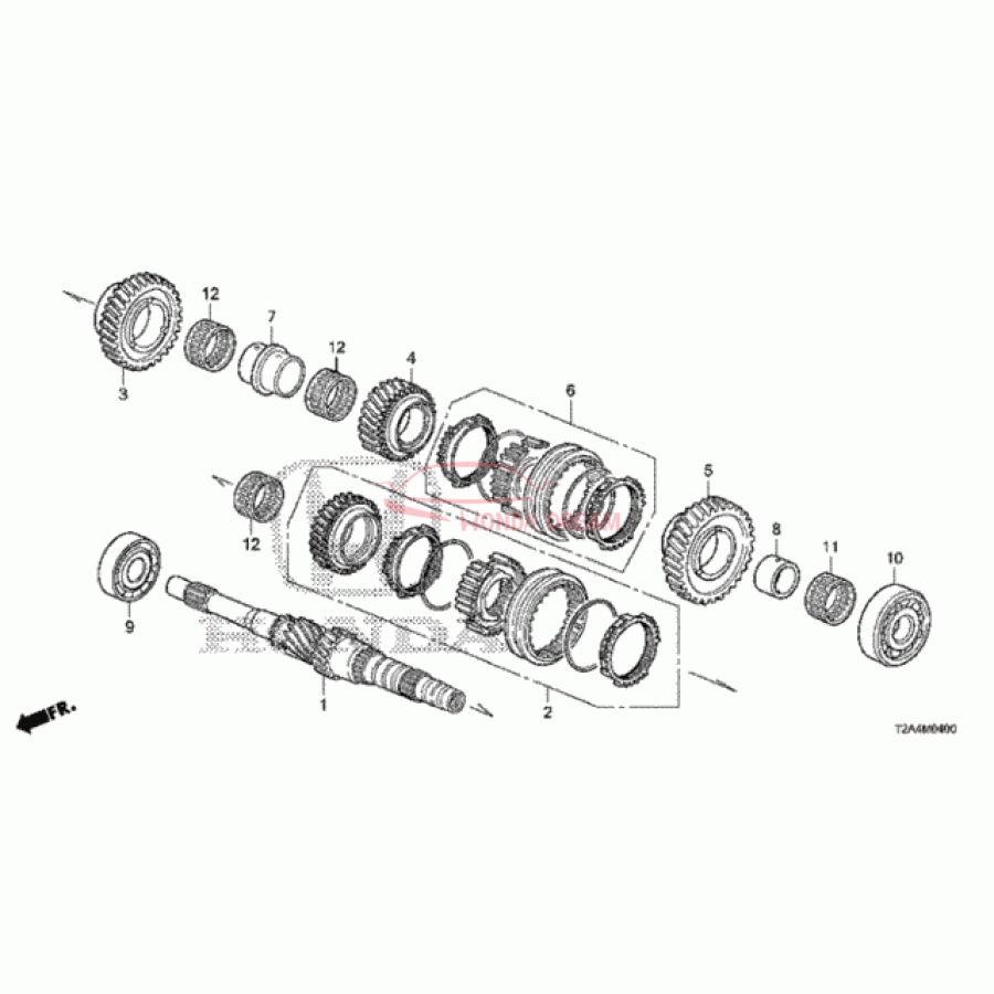 Bearning, Ball (91002-R7Y-006) - 1