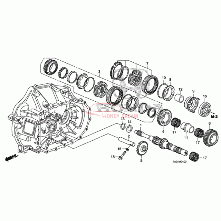 Шарикопідшипник (91002-RAS-003) - 1