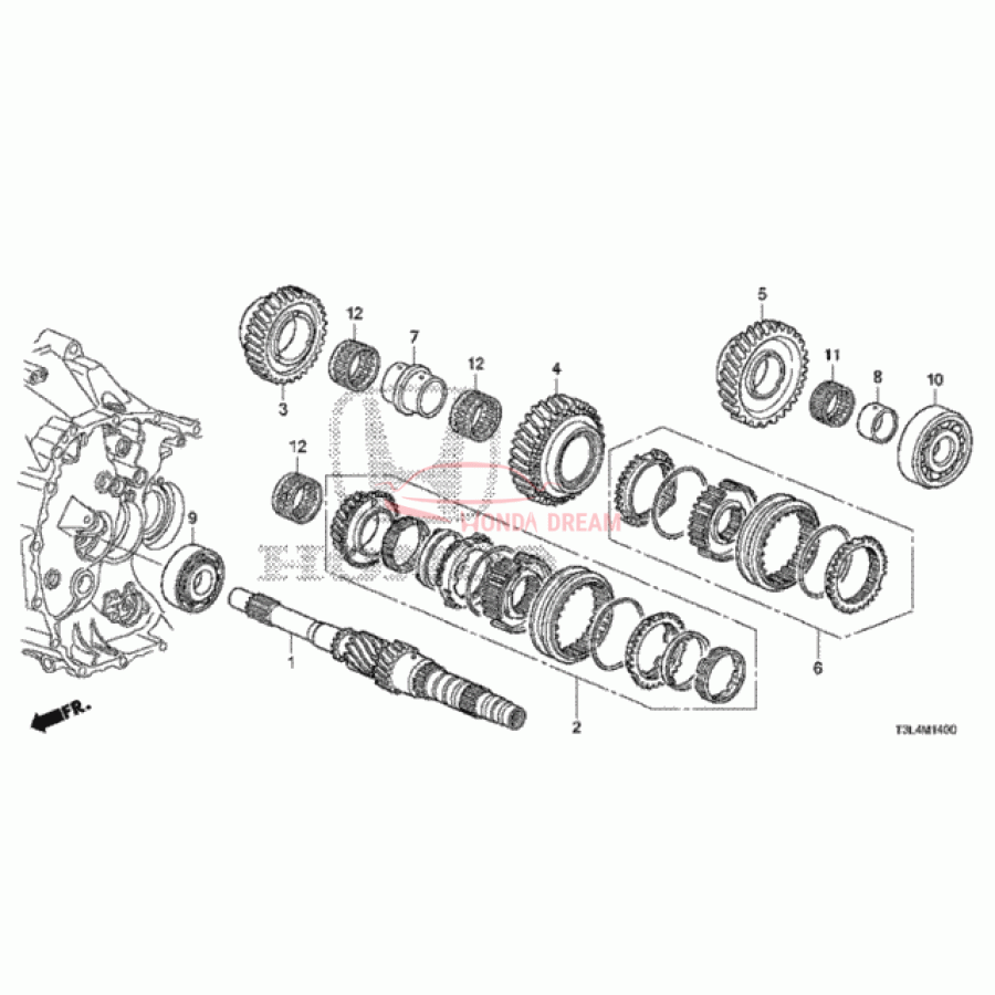 Шарикопідшипник (91002-RM0-003) - 1