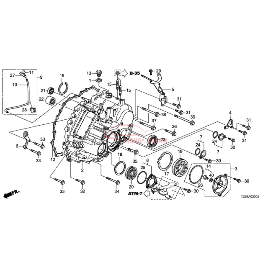 Шарикопідшипник (91002-RV2-005) - 1