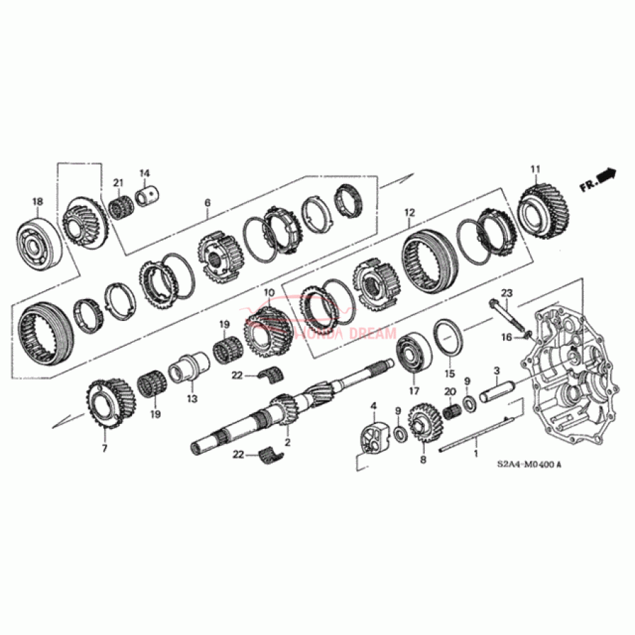 Шарикопідшипник (91003-PCY-003) - 1