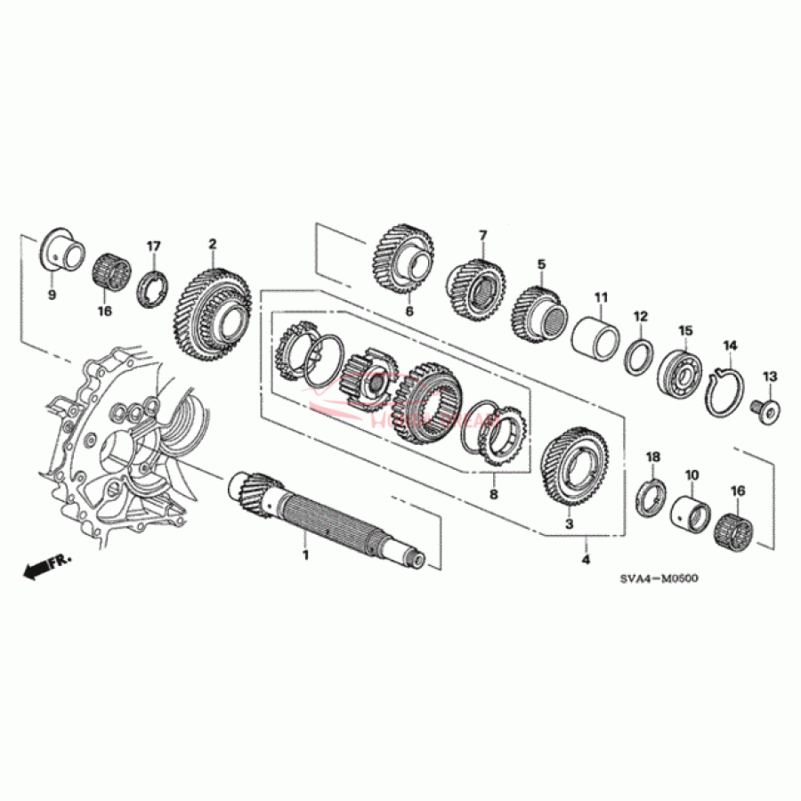 Шарикопідшипник (91003-RPF-003) - 1