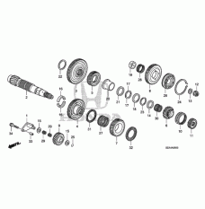 Шарикопідшипник (91003-RWE-005)