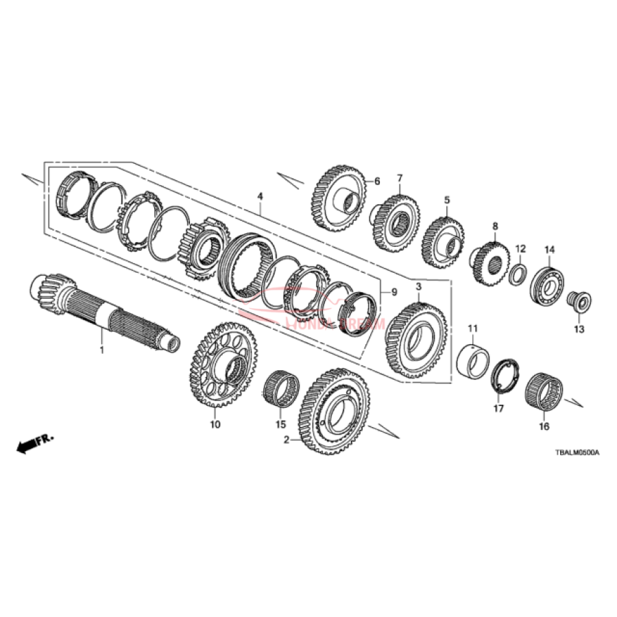 Bearning, Ball (91004-57A-006) - 1