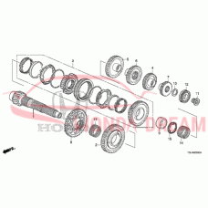 Шарикопідшипник (91004-5C8-006) - 3