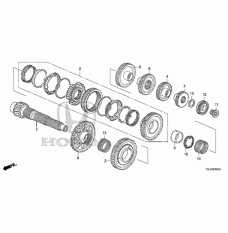 Шарикопідшипник (91004-5C8-006)