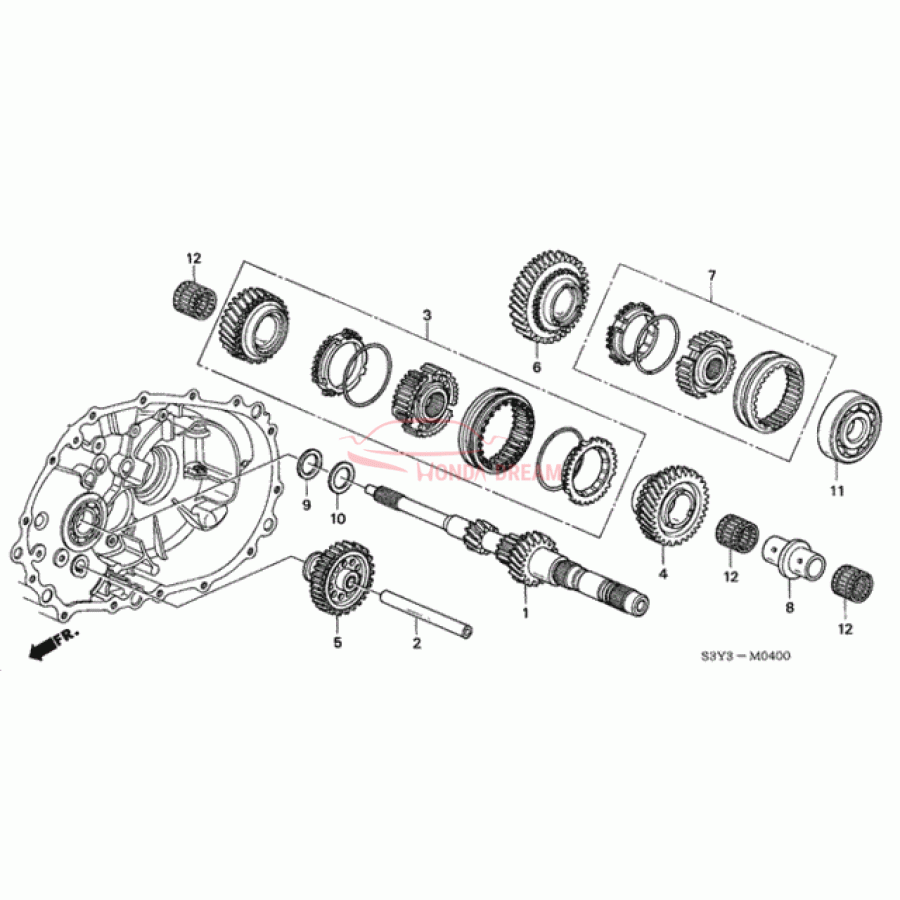 Шарикопідшипник (91004-PHR-003) - 1