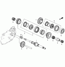 Шарикопідшипник (91004-PL3-A03)