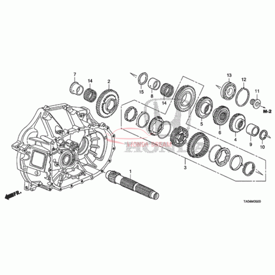 Шарикопідшипник (91004-PPP-014) - 1