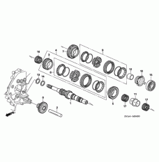 Шарикопідшипник (91004-RPF-003)