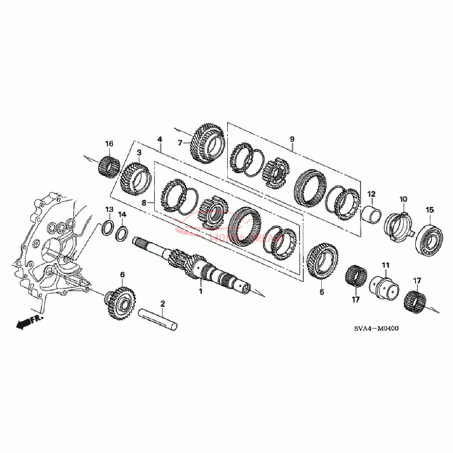 Шарикопідшипник (91004-RPF-003) - 1