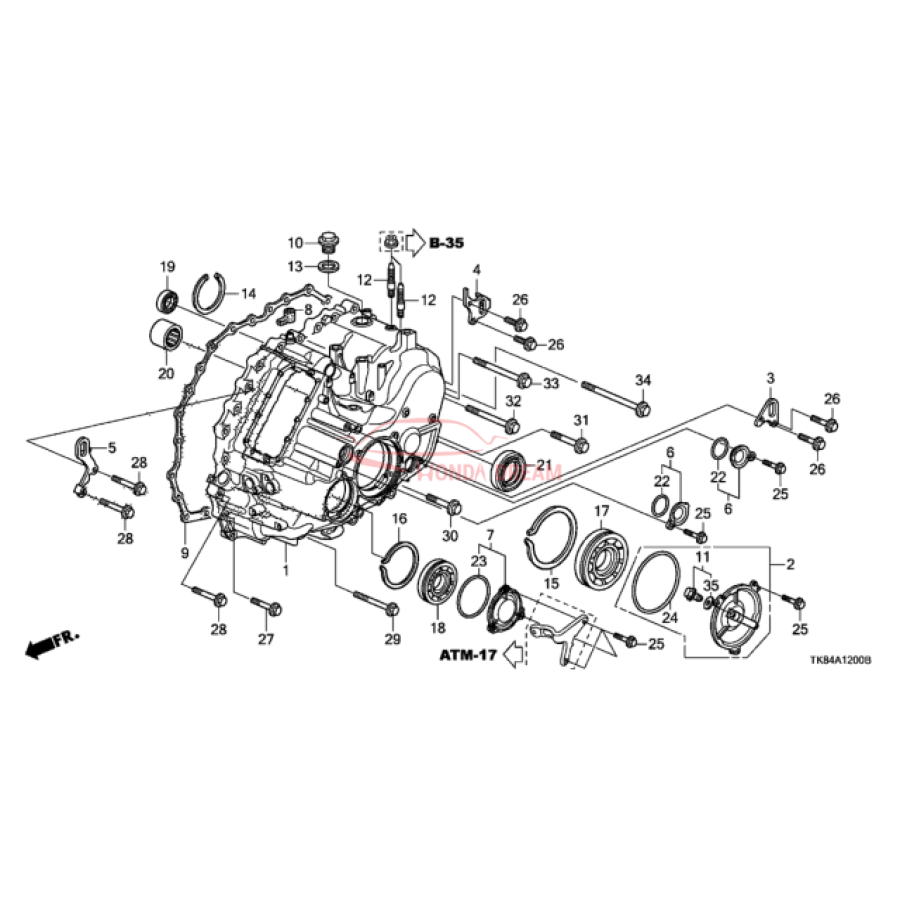 Bearning, Ball (91004-RT4-006) - 1