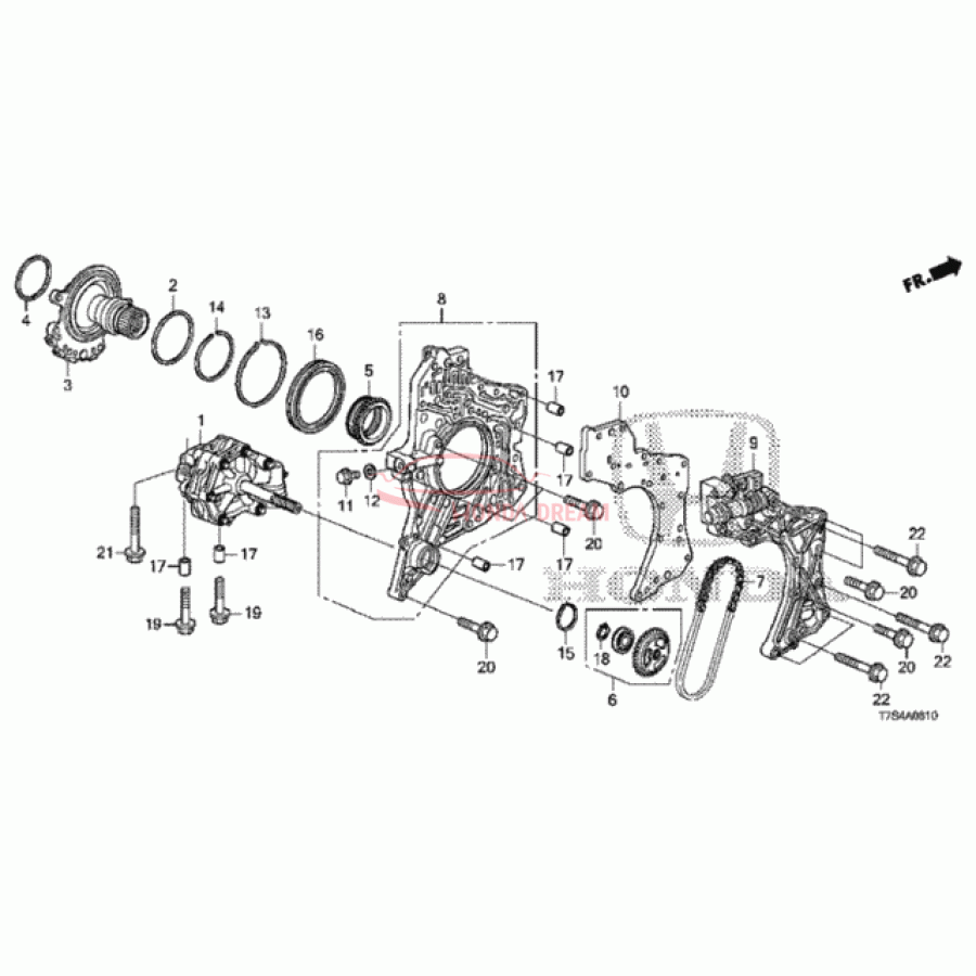 Bearning, Ball (91005-5T0-006) - 1