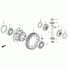 Шарикопідшипник (91005-PE6-014)