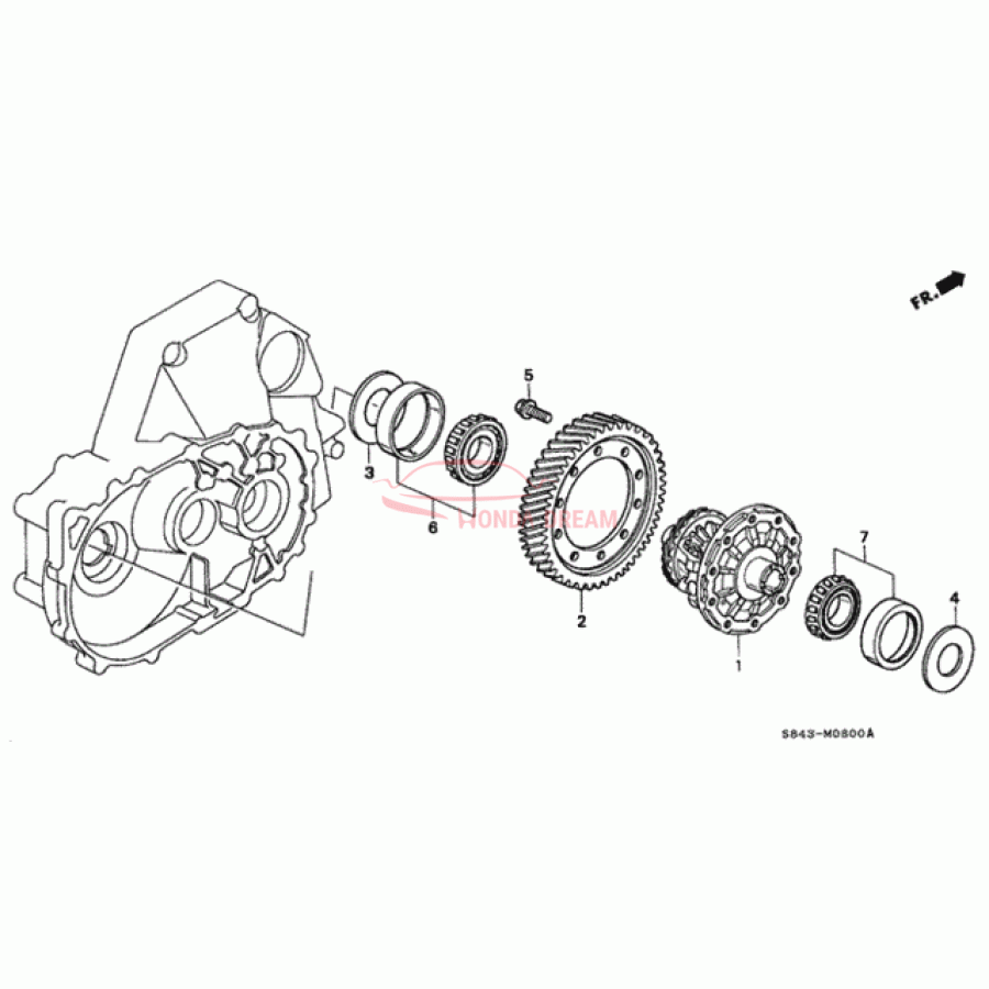 Шарикопідшипник (91005-PG2-004) - 1