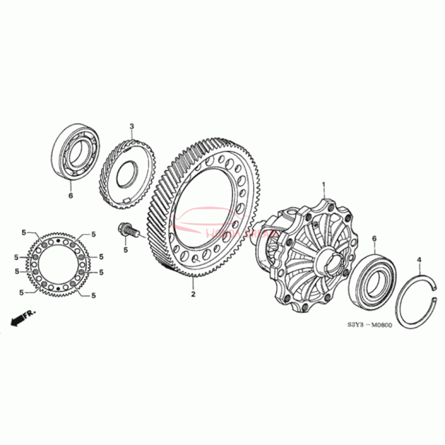 Bearning, Ball (91005-PHR-003) - 1