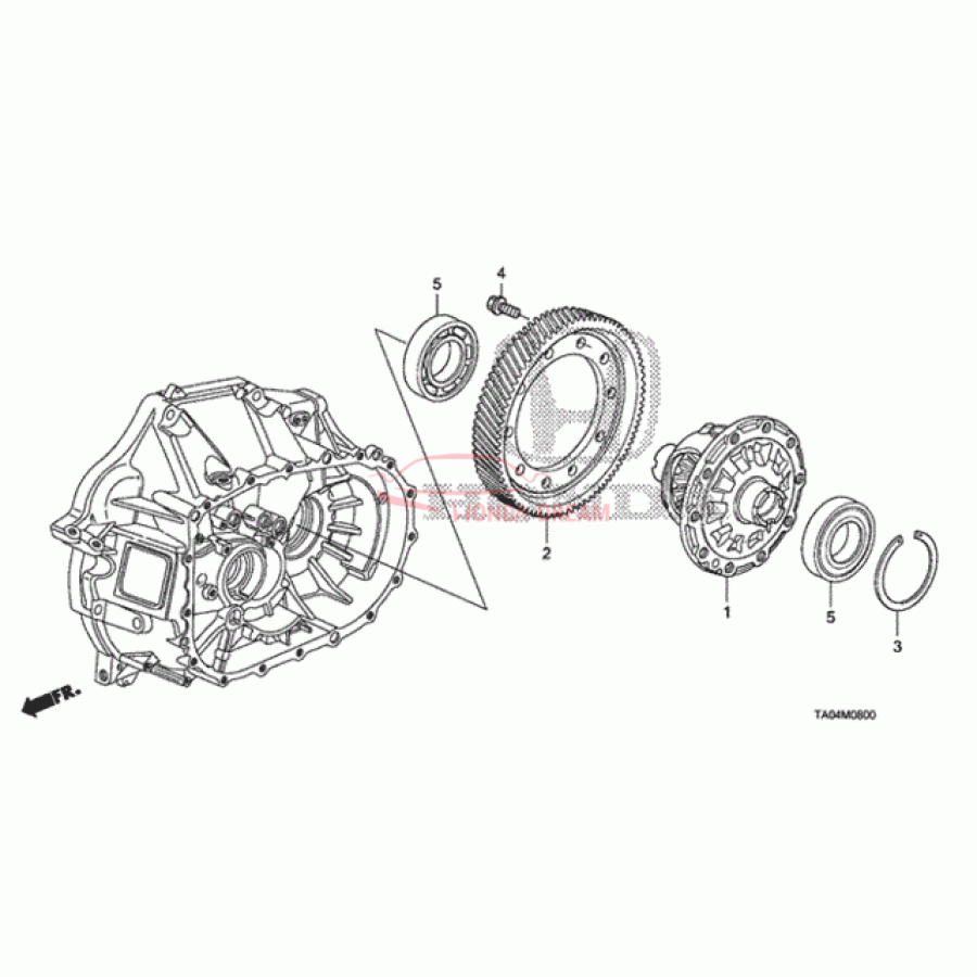 Bearning, Ball (91005-PPS-003) - 1