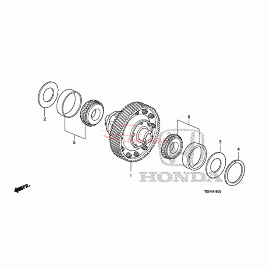 Bearning, Ball (91005-R08-003) - 1