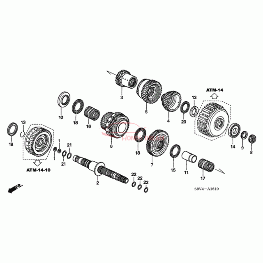 Bearning, Ball (91005-RDK-003) - 1