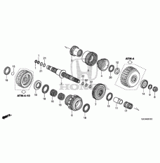 Шарикопідшипник (91005-RJF-T01)