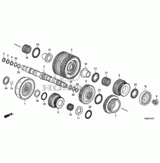 Bearning, Ball (91005-RT4-005)