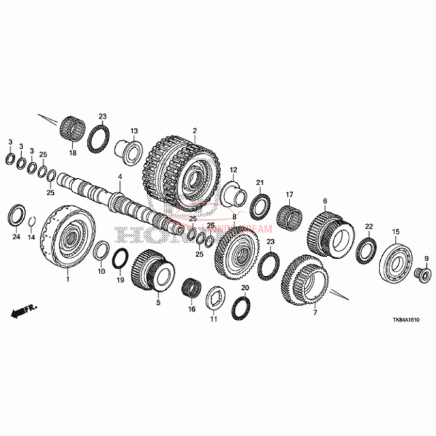 Шарикопідшипник (91005-RT4-005) - 1