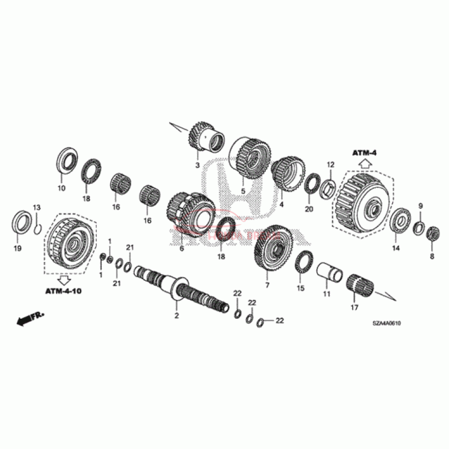 Шарикопідшипник (91005-RWE-003) - 1