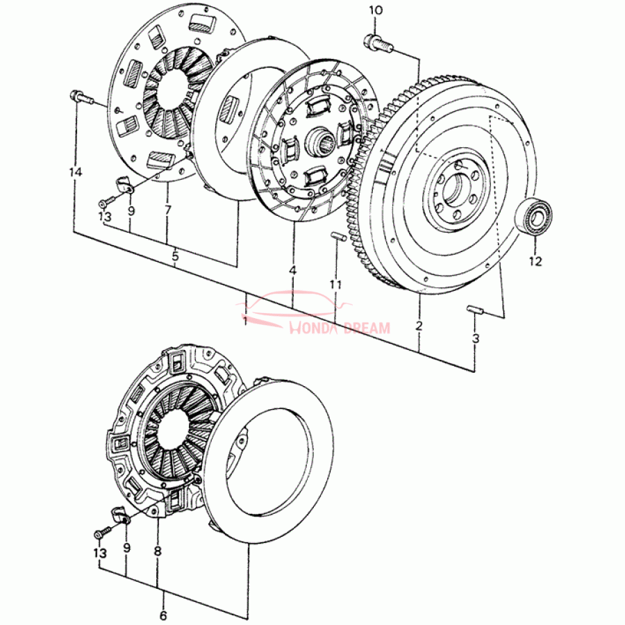 Шарикопідшипник (91006-634-008) - 1