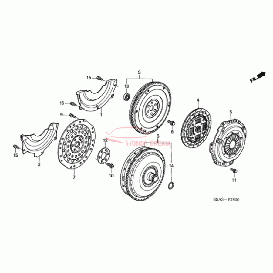 Шарикопідшипник (91006-P10-000) - 1