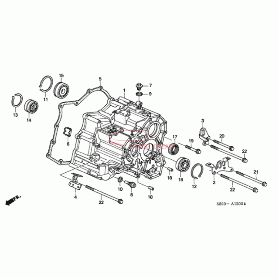 Шарикопідшипник (91006-P7W-025) - 1